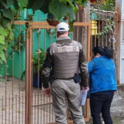 policial e vítima