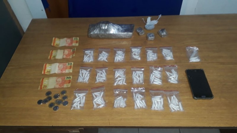 ROCAM do 25º BPM prende homem por tráfico de drogas