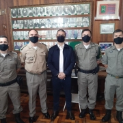 Secretário-adjunto de Segurança Pública visita Polo de Ensino de Rio Pardo
