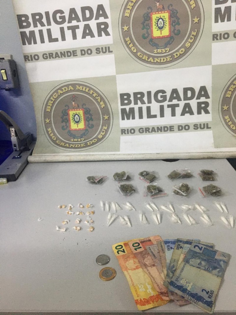 BM de Viamão prende por tráfico de drogas