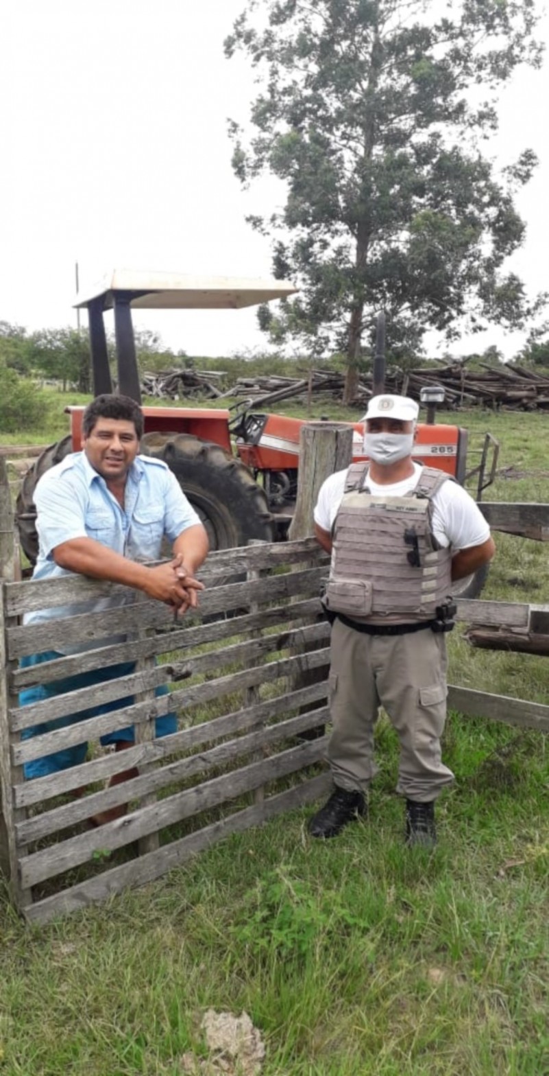policiamento em Nova Santa Rita