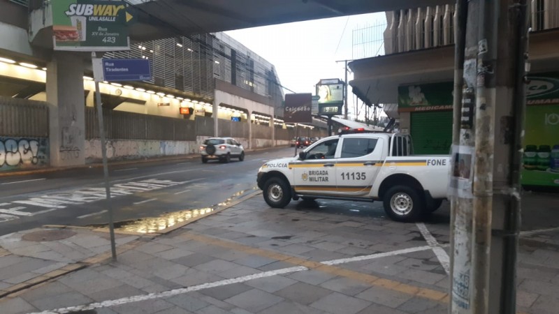 policiamento Parada do Trensurb