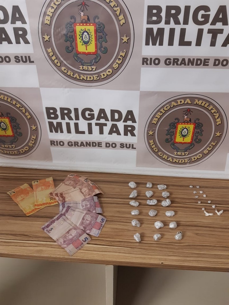 Materiais apreendidos
