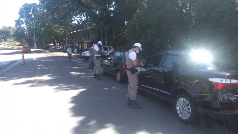 Policiamento em Nova Santa Rita e Canoas