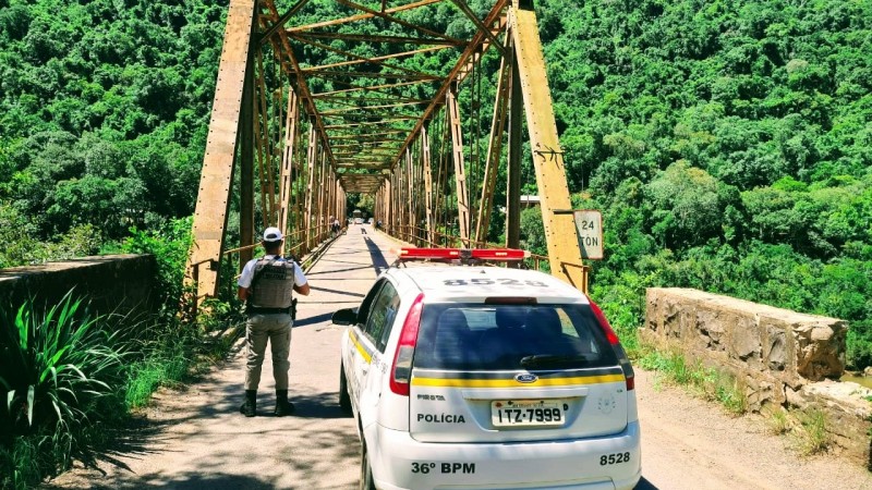 POL OST PONTE ENTRE NOVA ROMA DO SUL E FARROUPILHA
