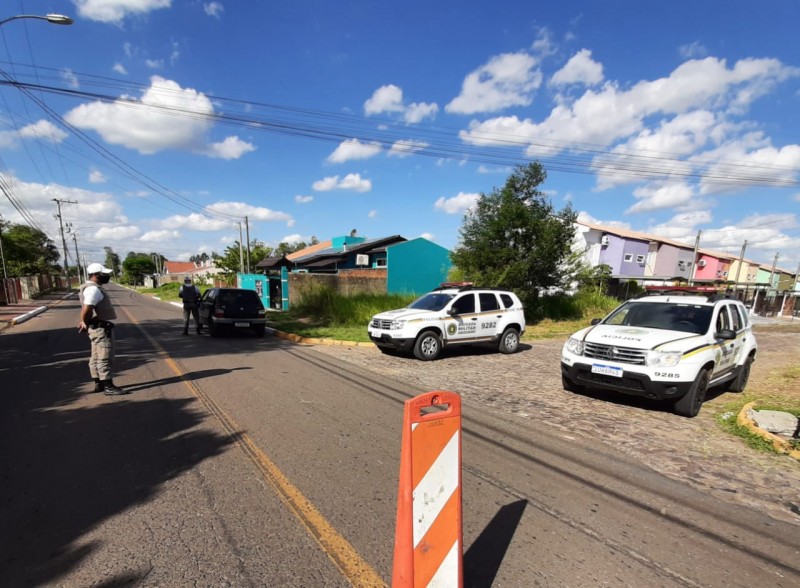 policiamento em Nova Santa Rita