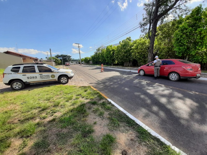 policiamento em Nova Santa Rita