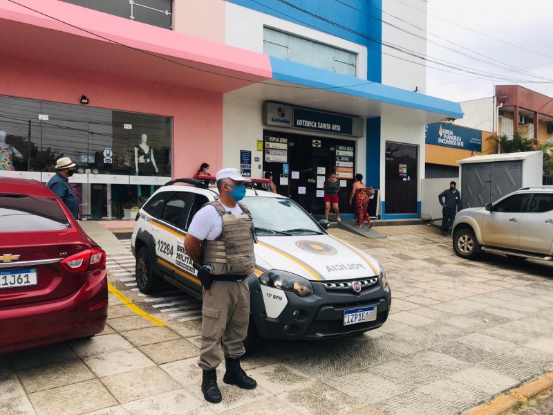 policiamento em Nova Santa Rita