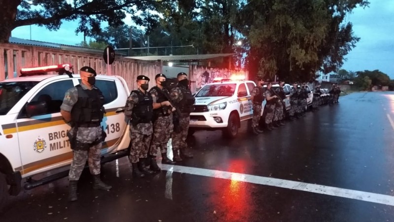 Ação no Guajuviras - Início da ação