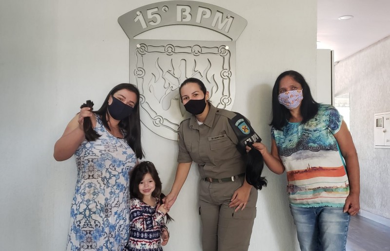 doação de mechas de cabelo