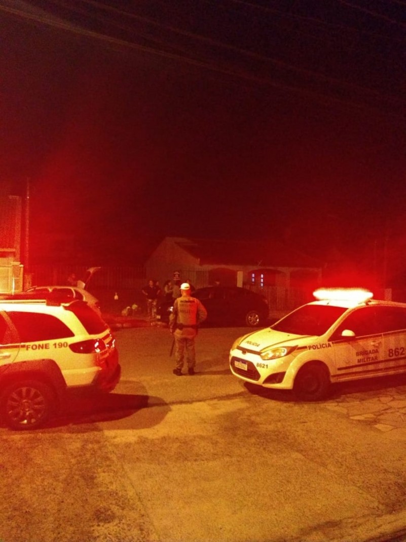 Policiamento em Nova Santa Rita e Canoas