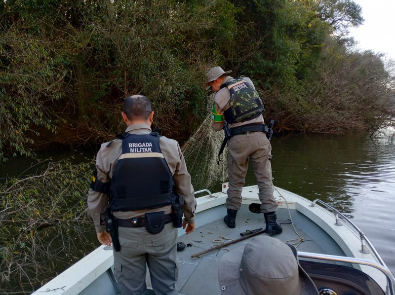 rigada Militar de Capela de Santana e Portão realizam operação com 1º BABM jpg (2)