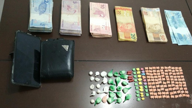 material apreendido em Dois Irmãos