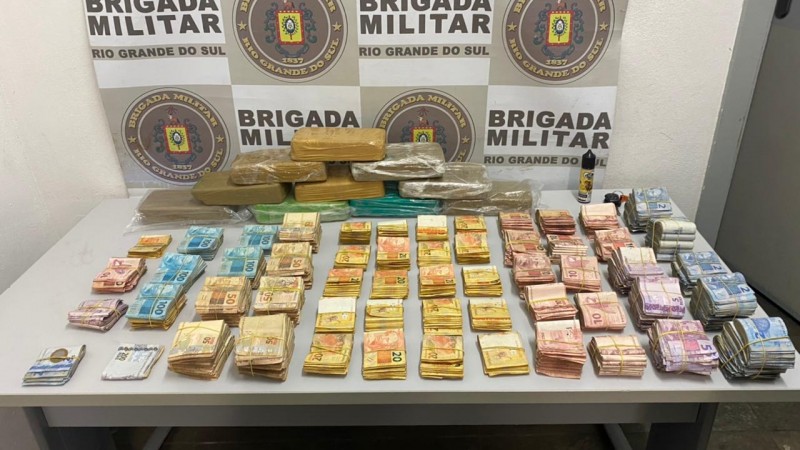Apreensão da BM na Serra