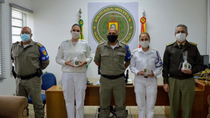 Biopsicossocial do Hospital da Brigada Militar de Santa Maria visita CRPO Missões