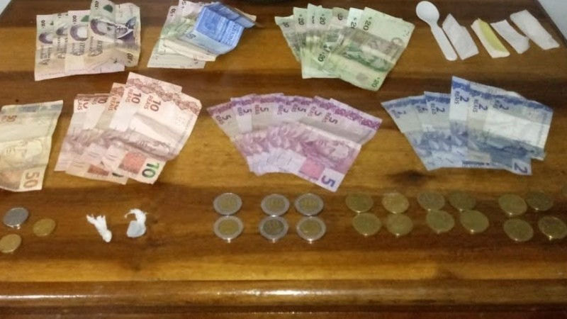 Materiais apreendidos