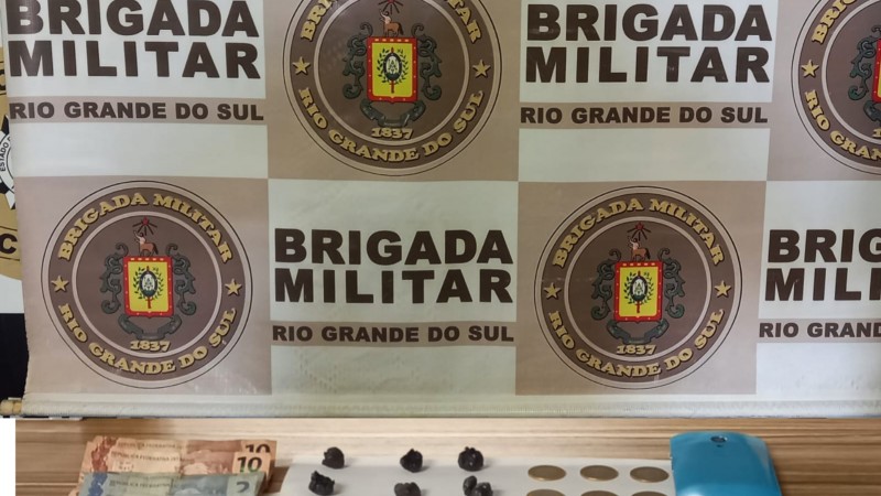 Materiais apreendidos