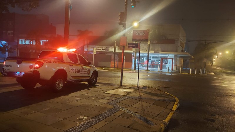 policiamento na área bancaria