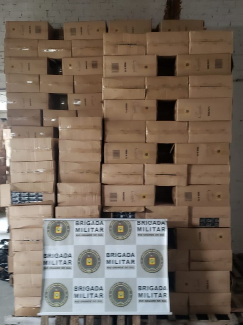 apreensão de cigarros