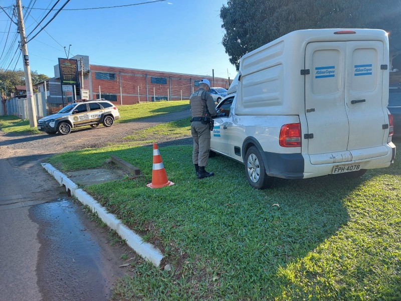 policiamento em Nova Santa Rita