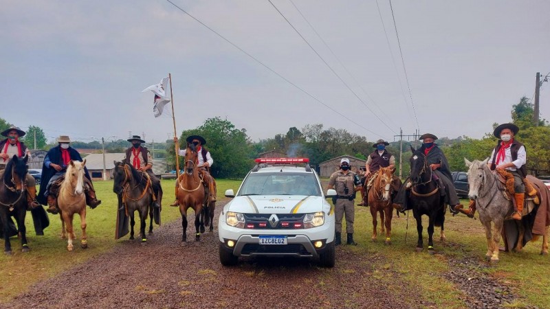 cavalgada em Nova Santa Rita