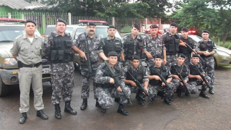 Pelotão de Operações Especiais do 26º BPM, em 2007.