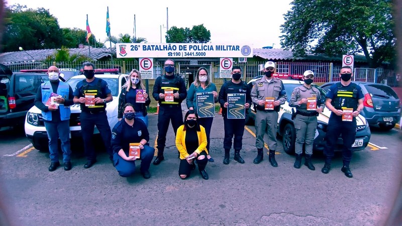 Ação foi desenvolvida pela Guarda Municipal de Trânsito de Cachoeirinha.
