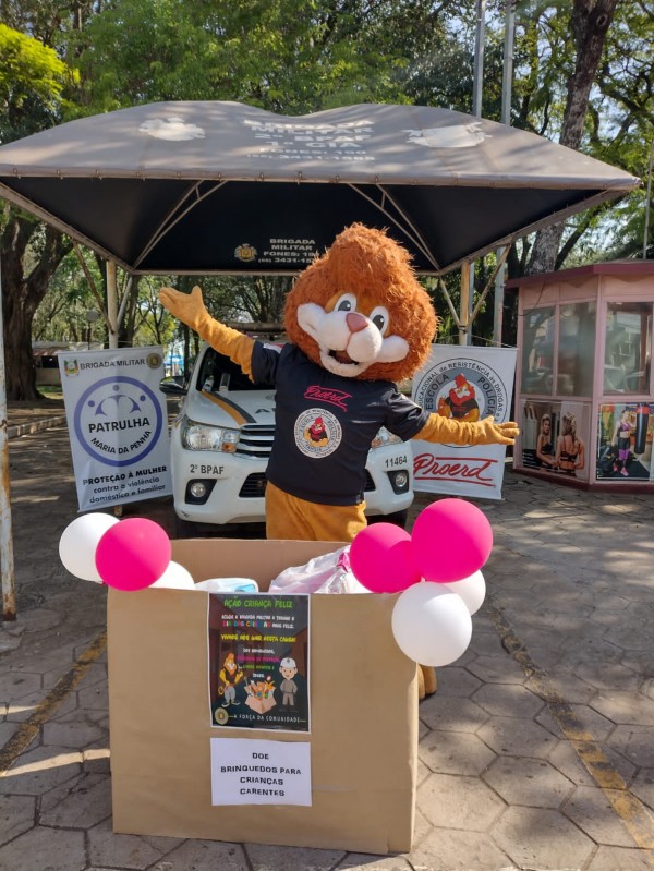 Leão mascote do proerd