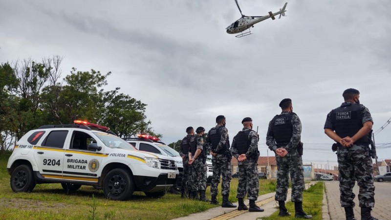 Ação foi desenvolvida pelo 26º BPM e Batalhão de Aviação da Brigada Militar.