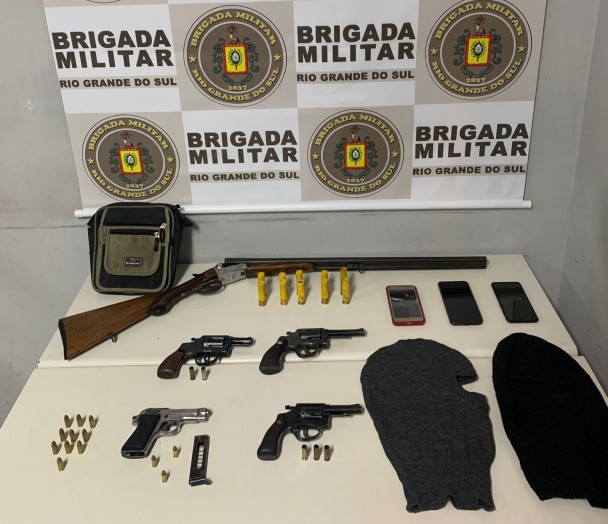Armas apreendidas