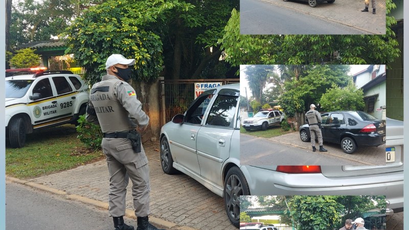 policiamento em Nova Santa Rita