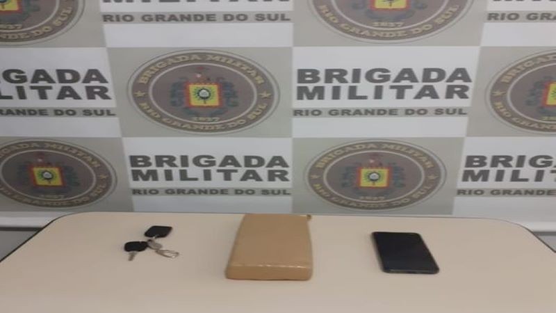 Brigada Militar prende jovem por tráfico de drogas em Tiradentes do Sul