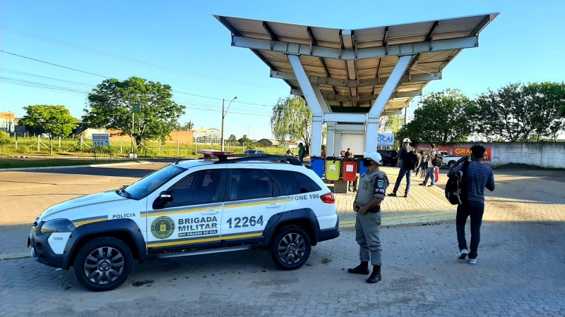 policiamento em Nova Santa Rita