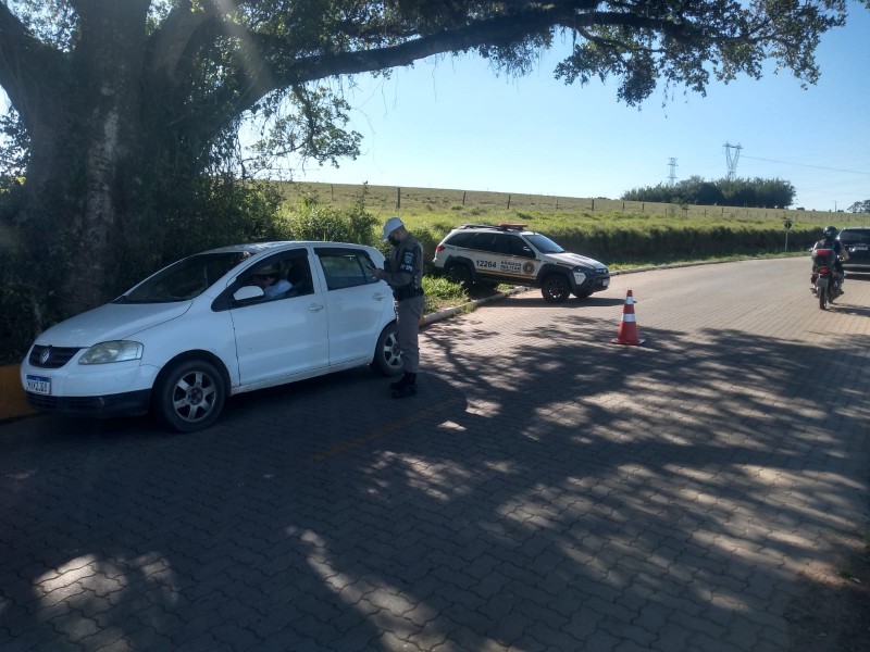 policiamento em Nova Santa Rita