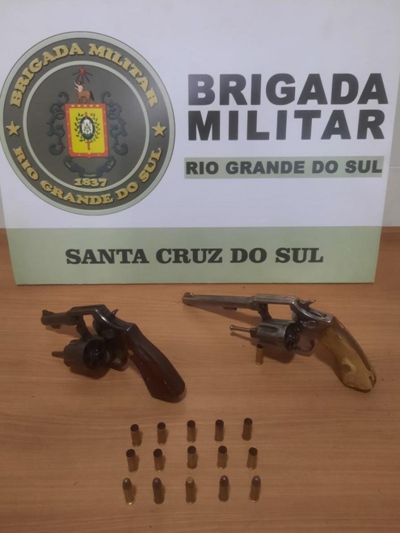 A Brigada Militar de Santa Cruz do Sul efetua prisão por homicídio doloso