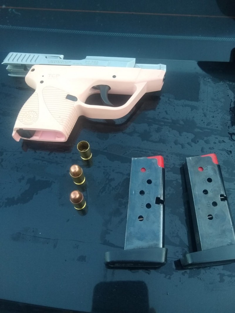 arma usada no crime
