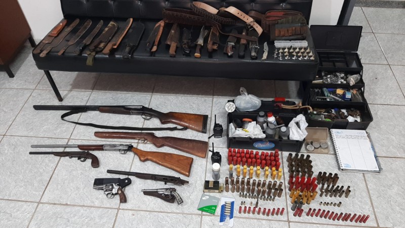 Brigada Militar e Polícia Civil cumprem mandado de busca e apreensão em Espumoso