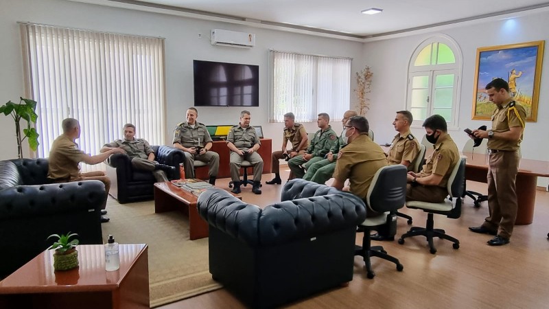 Polícia Militar de MG visita Brigada Militar