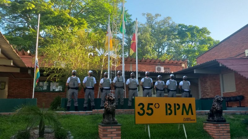 Alunos-sargentos do Polo de Ensino Rio Pardo reforçam policiamento em Cachoeira do Sul