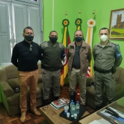 Prefeito e Presidente da Câmara  de vereadores de  Roque Gonzales
