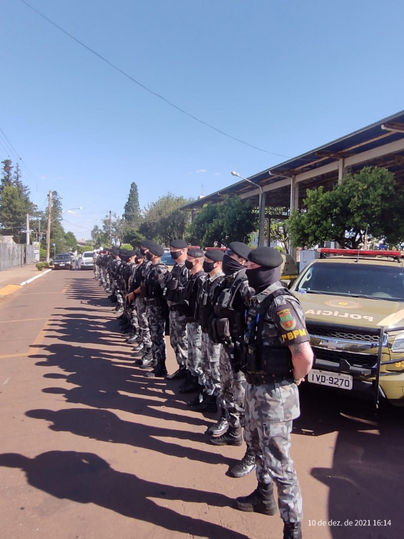 Brigada Militar lança operação em Tenente Portela.