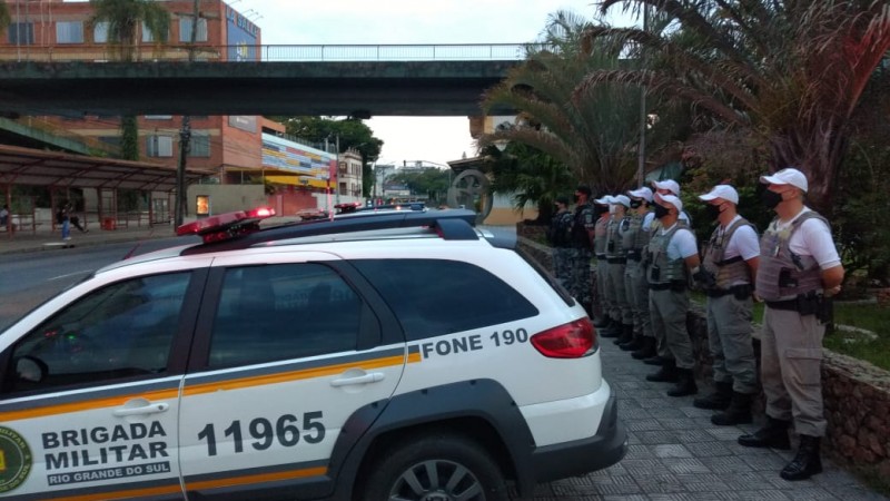 Policiamento em Canoas