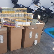 BRIGADA MILITAR PRENDE DUPLA E APREENDE CARGA DE CIGARRO ROUBADA
