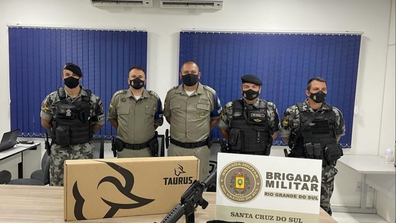 BM de Santa Cruz do Sul recebe fuzil

