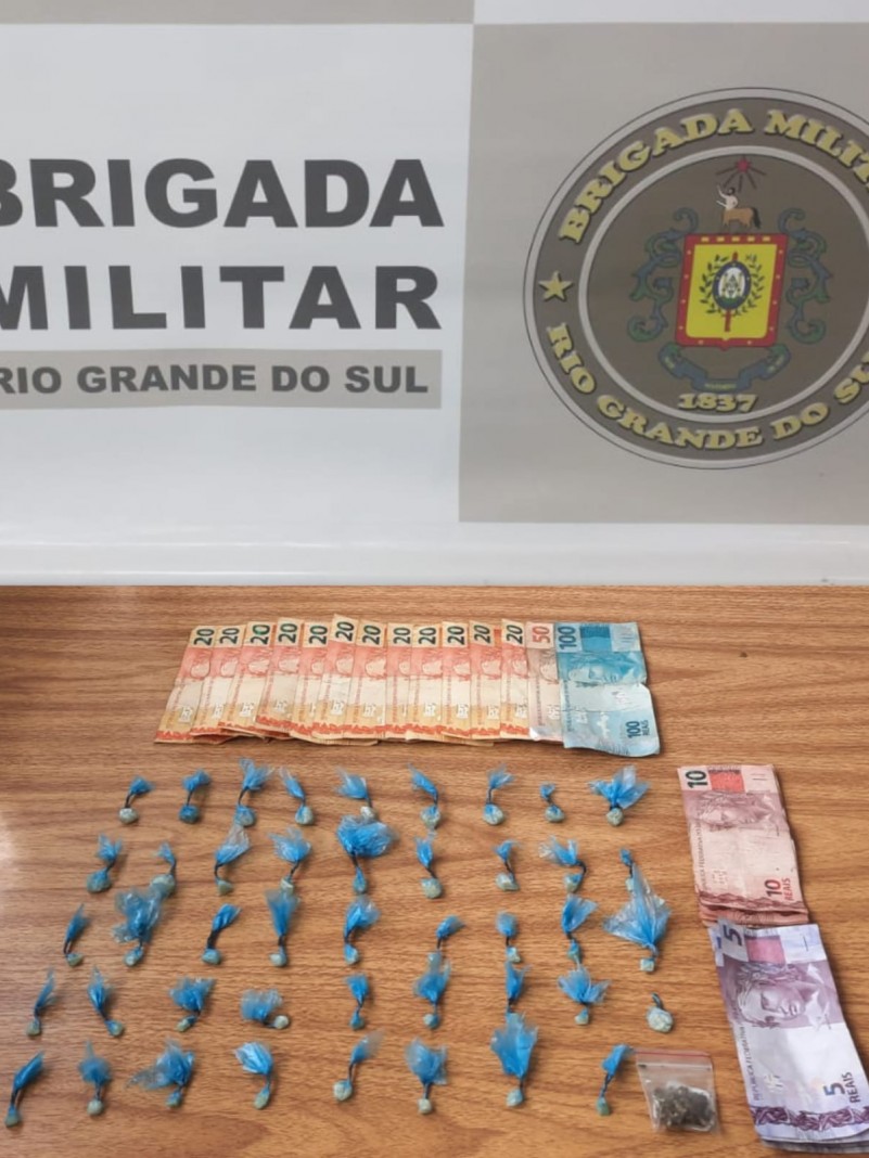 Apreensão de entorpecentes em 23 02 2022