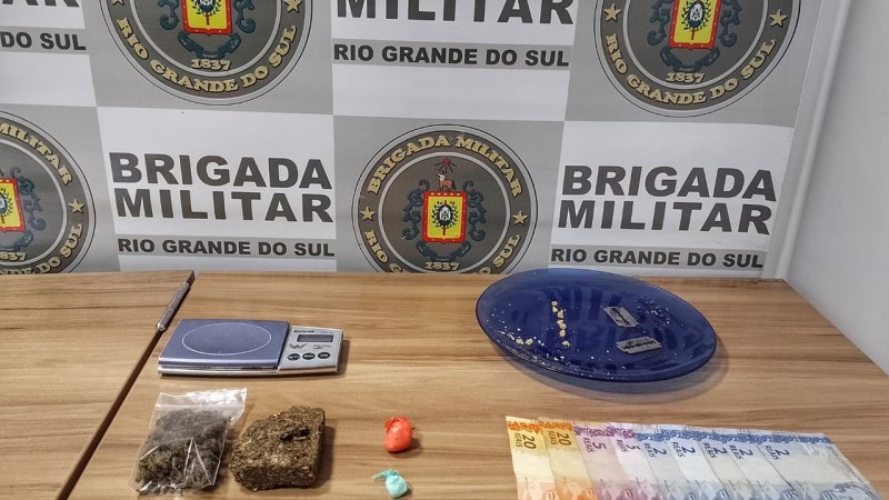 BM de Venâncio Aires prende jovem por tráfico de entorpecentes