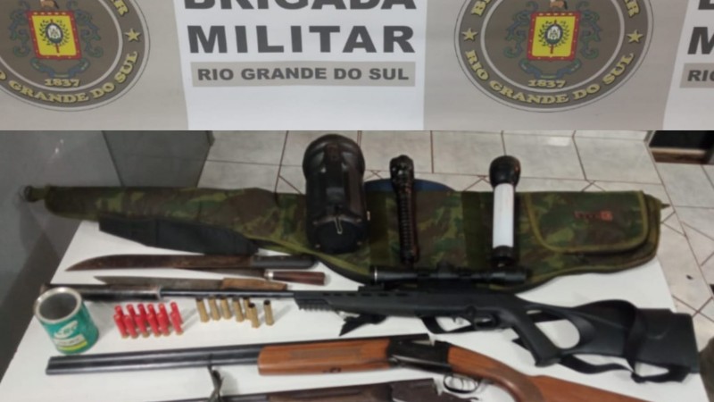 Armas longas, lanternas