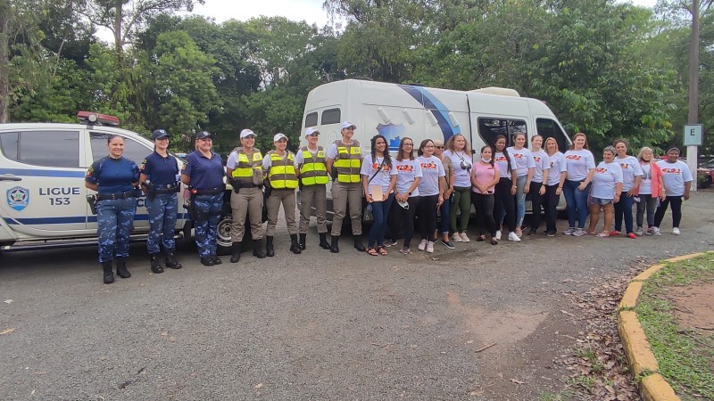 CAMINHADA DAS POLICIAIS MILITARES 