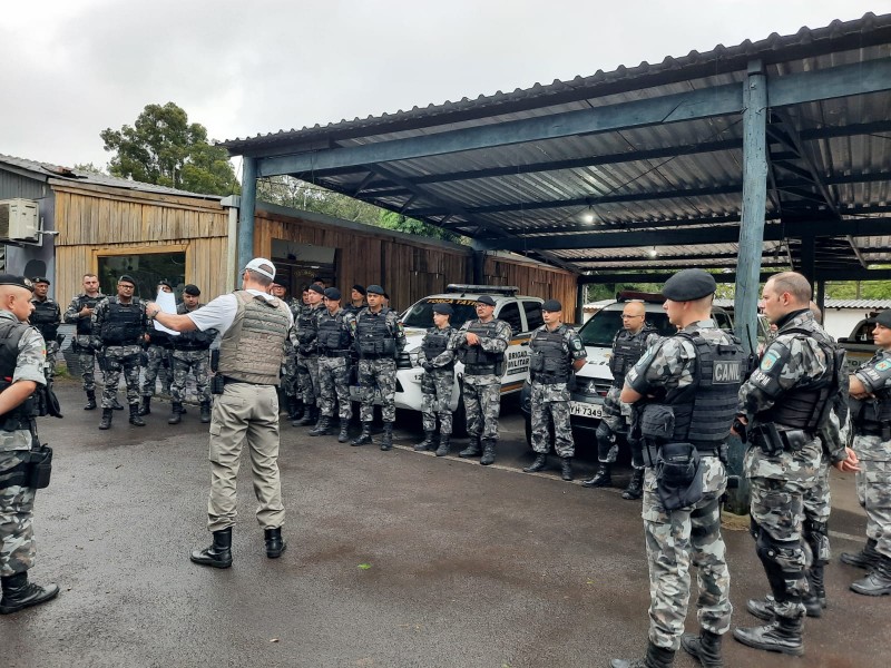 Grenal policiamento em Canoas