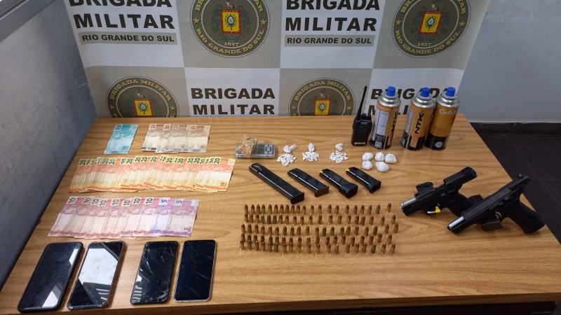 Prisão de armas e drogas em Canoas
